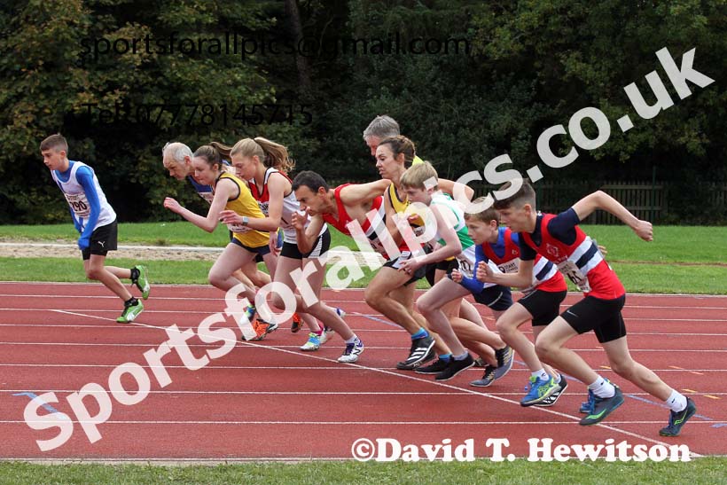 One mile, NECAA Open Meeting, Morpeth, Sunday, October 18th. David T. Hewitson/Sports for All Pics